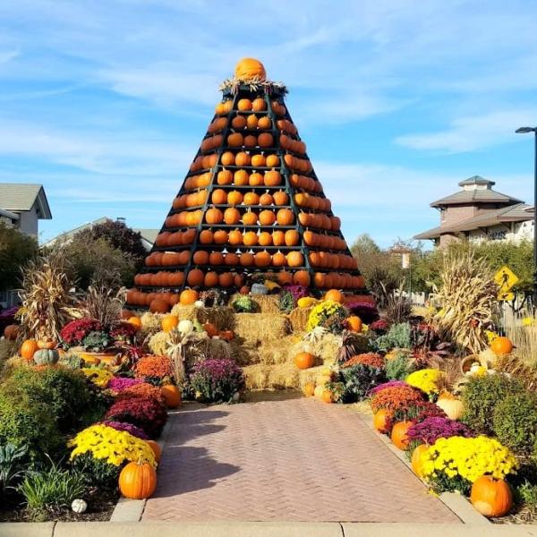 Fall Seasonal Display at Greenway Station
